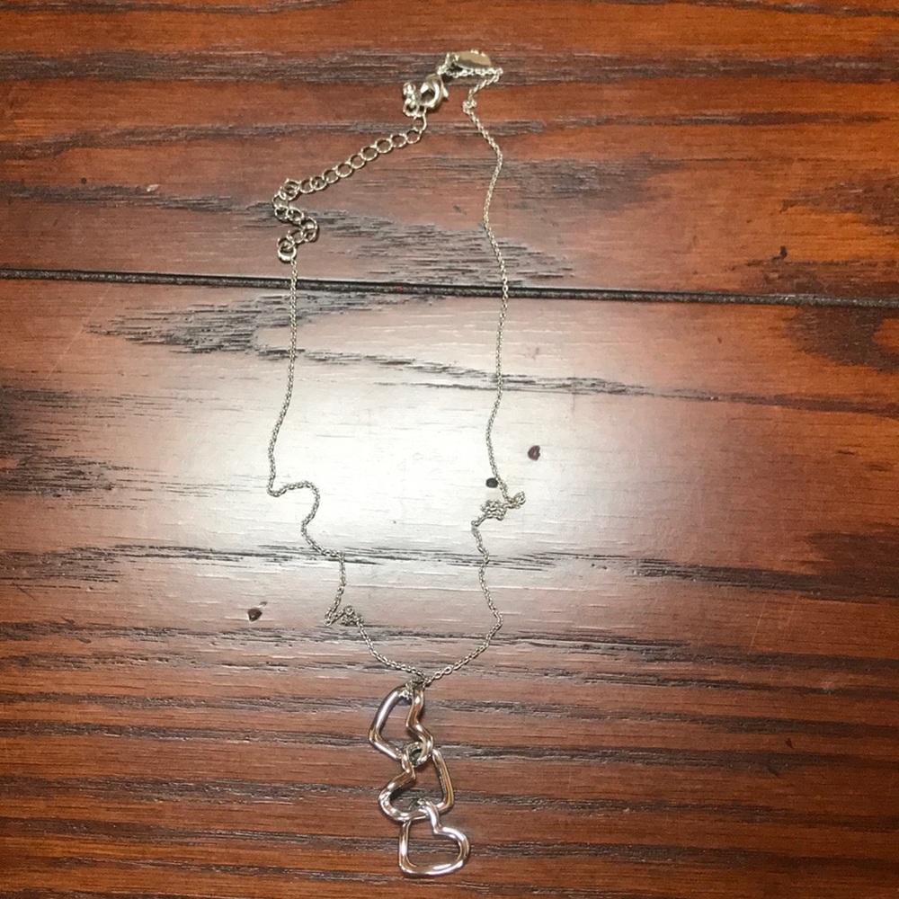 Lia Sofia 3 heart necklace